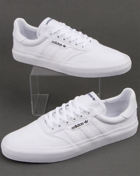 adidas originals 3mc trainers in triple white